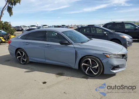 2022 Honda Accord Sport Special Edition from USA, damaged, VIN 1HGCV1F47NA067597